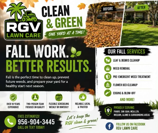 RGV lawn care and property maintenance logo