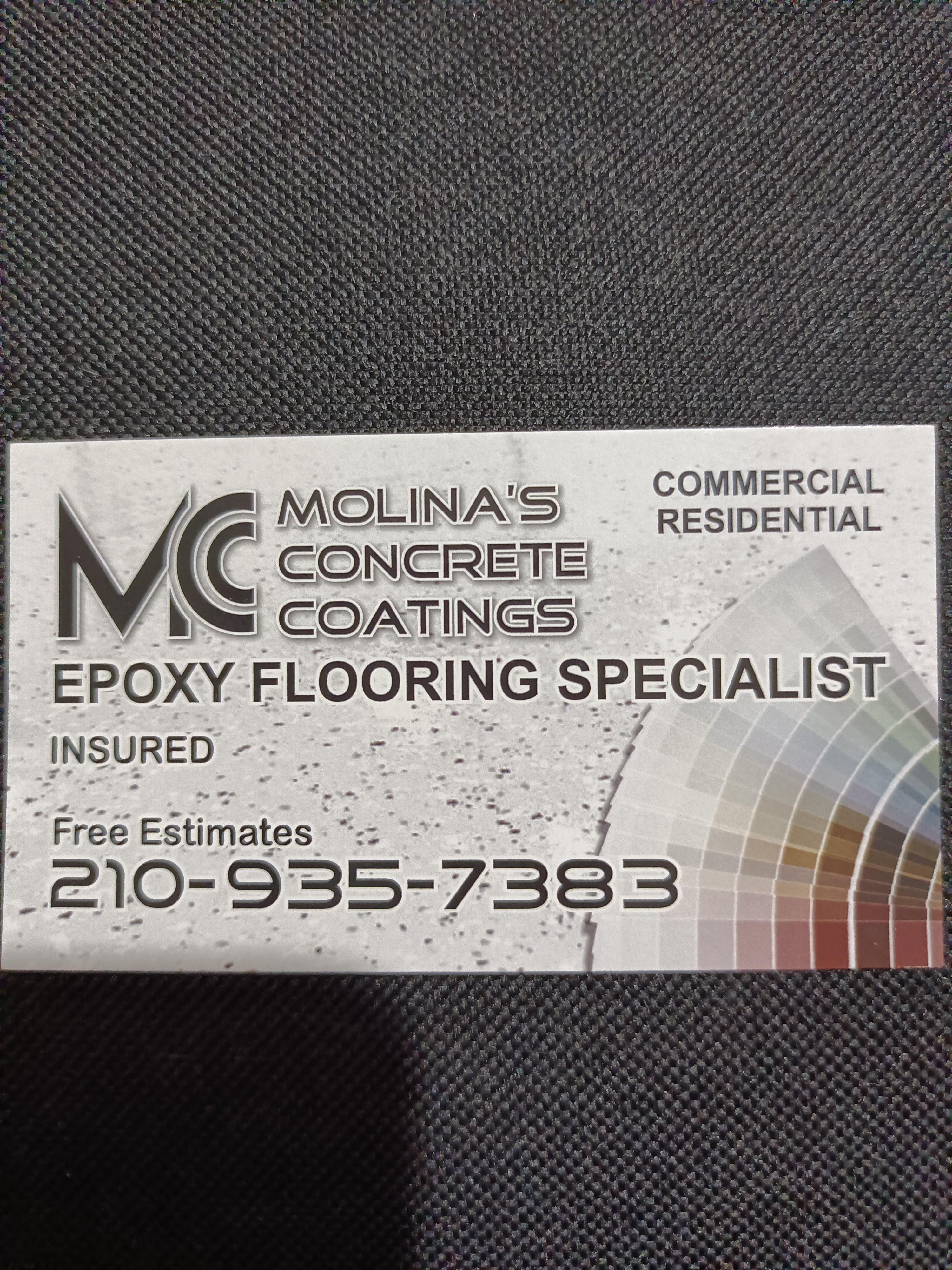 Molina's Concrete Coatings logo
